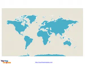 Blank Continent Map Worksheet