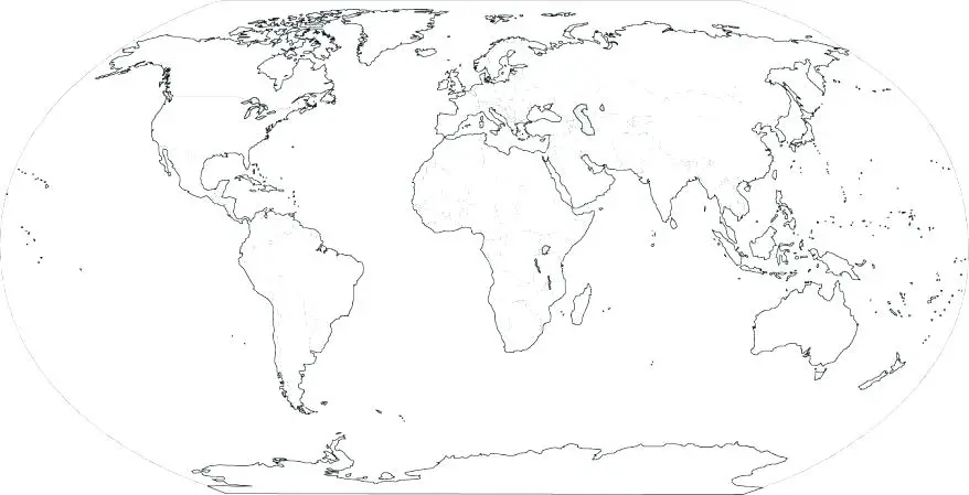 Free Printable Blank Map Of Continents And Oceans To Label