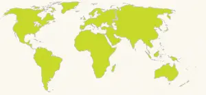Blank Map of the World Continents