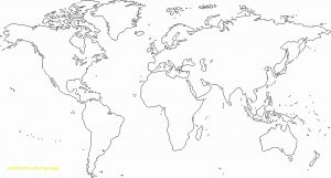 Blank Map with Continents
