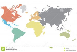 Blank Maps of the Continents