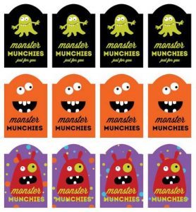 Free Printable Halloween Labels