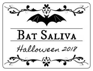 Free Printable Halloween Labels for Bottles