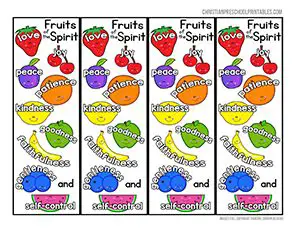 Fruit of the Spirit Bookmarks Printable