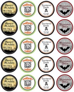 Halloween Cookie Labels