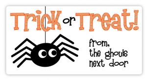 Halloween Labels for Goodie Bags