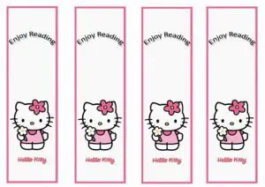 Hello Kitty Bookmarks Printable