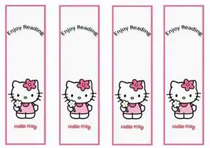 87 free and printable bookmarks kitty baby love