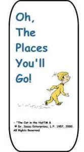 Oh the Places You’ll Go Bookmark Printable