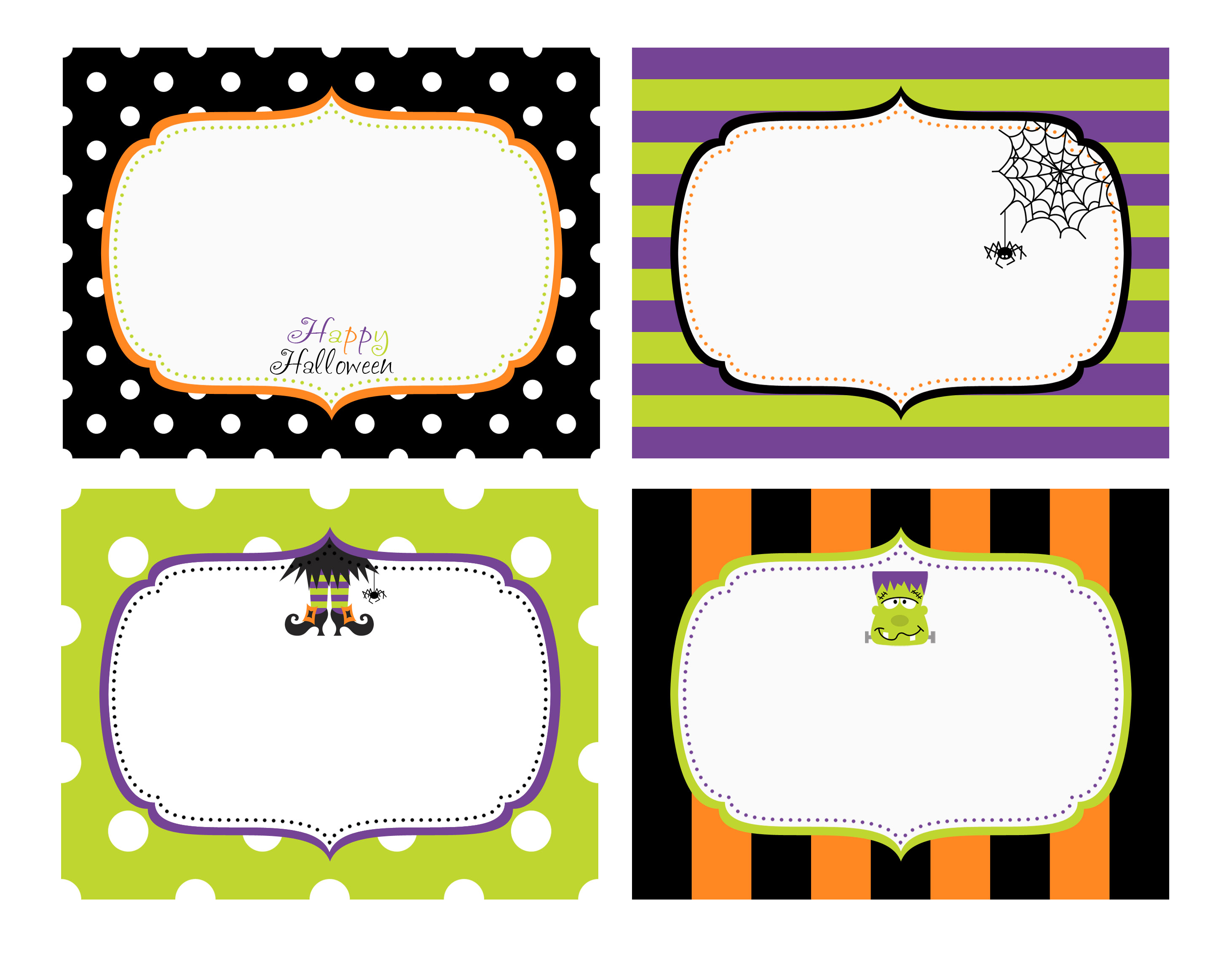 48 Spooky Halloween Labels for You Kitty Baby Love