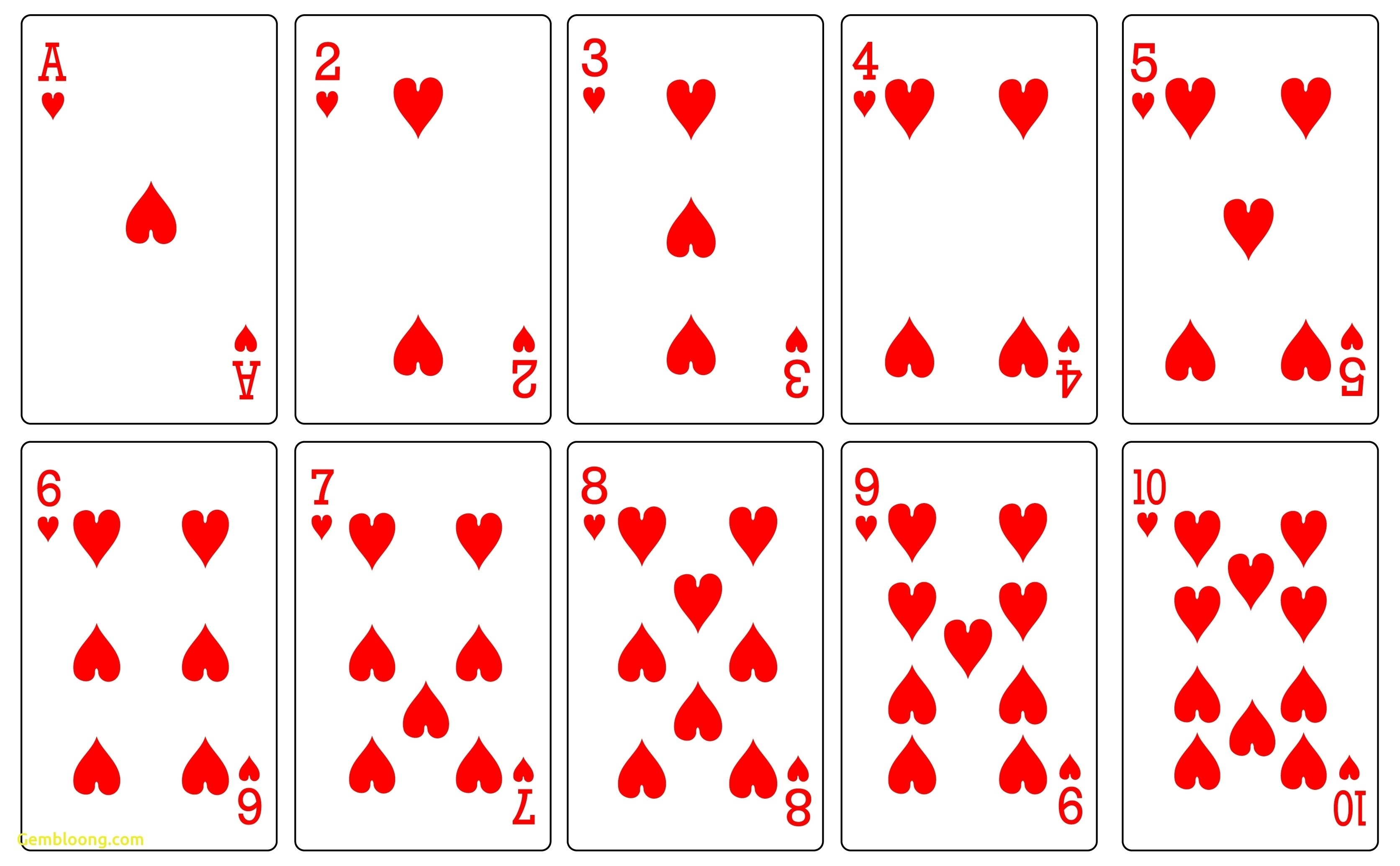 Printable Deck Of Cards Remar