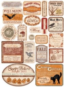 Printable Halloween Drink Labels