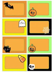 Printable Halloween Specimen Jar Labels