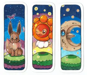 Printable Pokemon Bookmarks