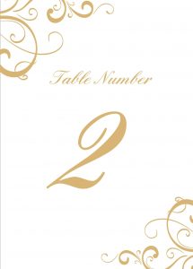 Free Printable Table Numbers 1 20