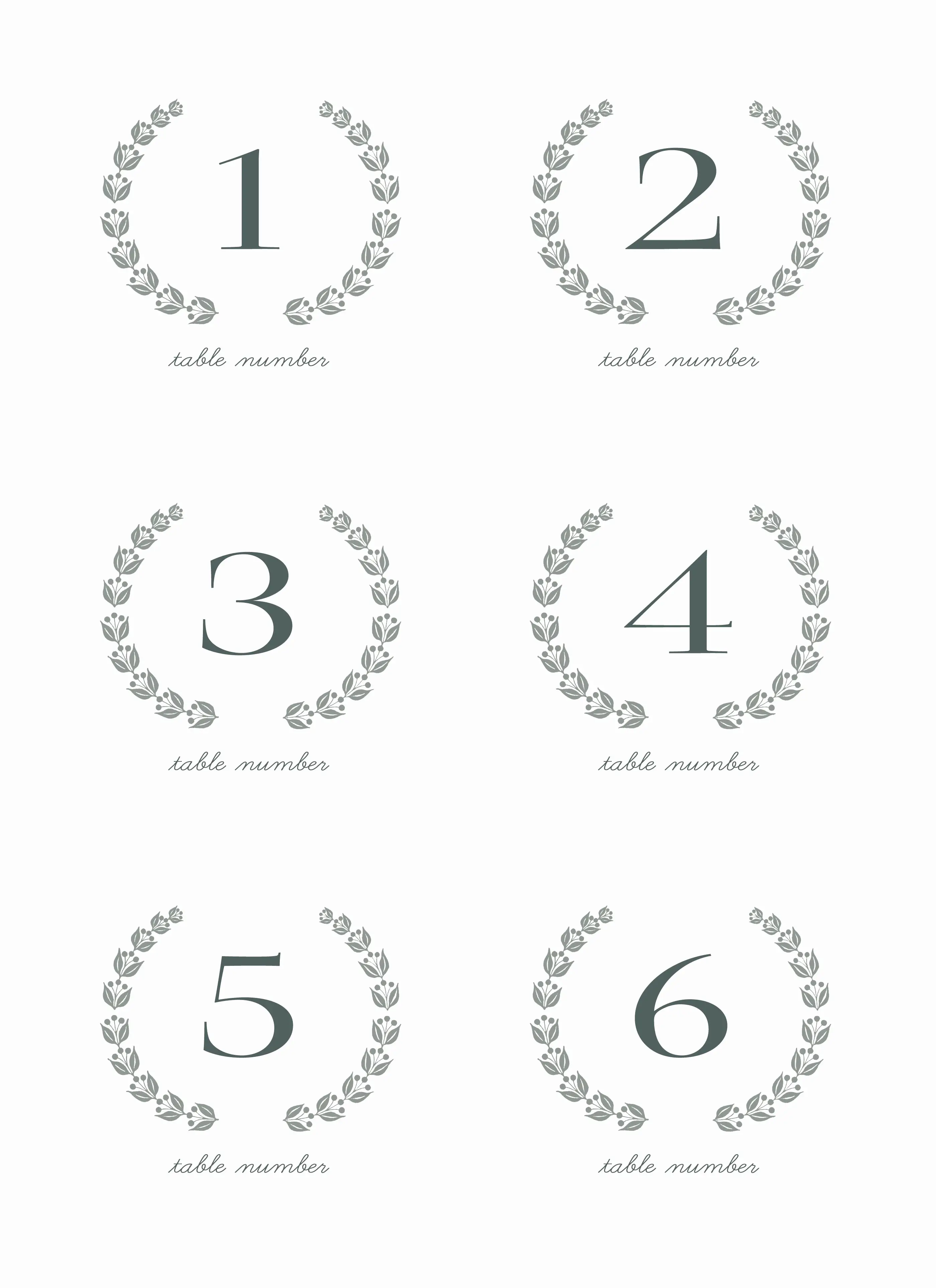 28 Elegant Printable Table Numbers Kitty Baby Love