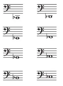 Musical Notes Flash Cards