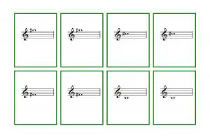 Piano Notes Flash Cards Printable