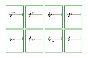 Piano Notes Flash Cards Printable