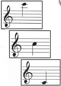 Piano Staff Notes Flash Cards