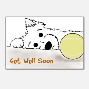 Printable Get Well Cards for Dogs