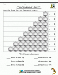 Printable Money Math Worksheets