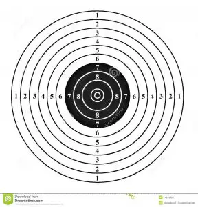 Printable Pistol Rifle Targets 8.5 X 11