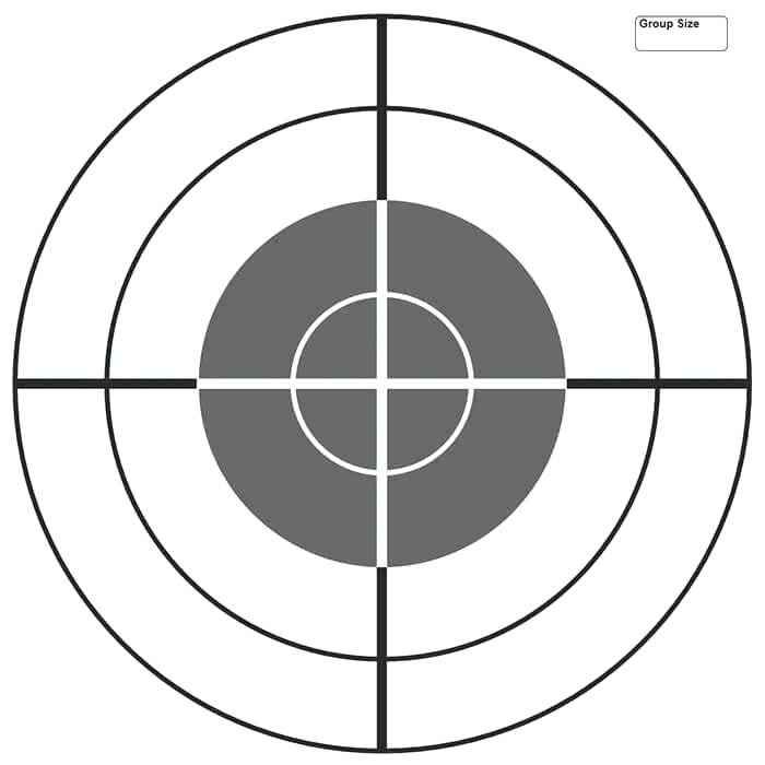 Rimfire Benchrest Association Printable Targets Free Downloadable 