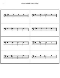 Sheet Music Flash Cards