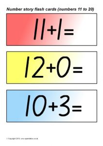 Addition Flash Cards 0-20