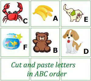 Alphabetical Order Worksheet Preschool