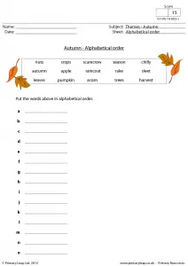 Alphabetical Order Worksheets Advanced For Adults