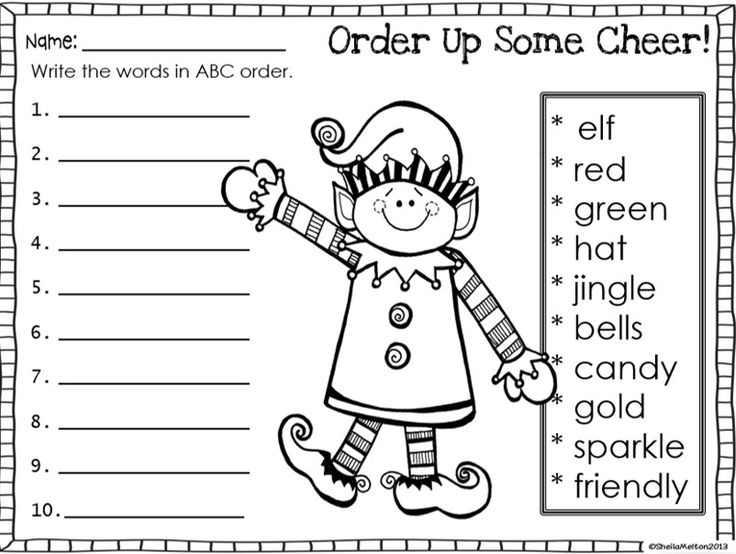 Downloadable Alphabetical Order Worksheets Pre School Activity Sheet 