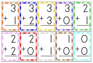 Free Math Addition Flash Cards