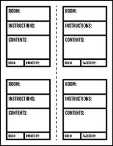 Labels for Moving