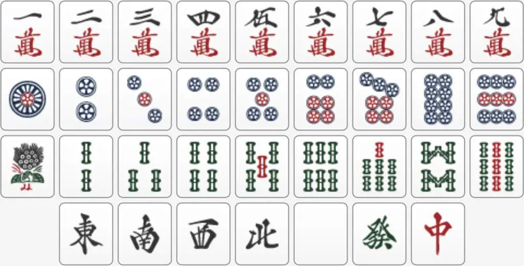 10 Mahjong Cards Printables