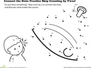 Math Connect the Dots Printable