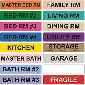 Moving House Box Labels