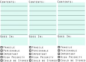 Moving Labels Template