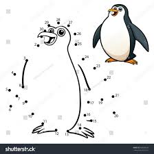 Penguin Dot To Dot Printable