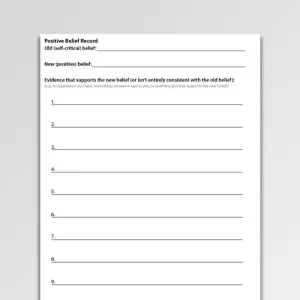 Self Esteem Worksheets for Adults in Recovery