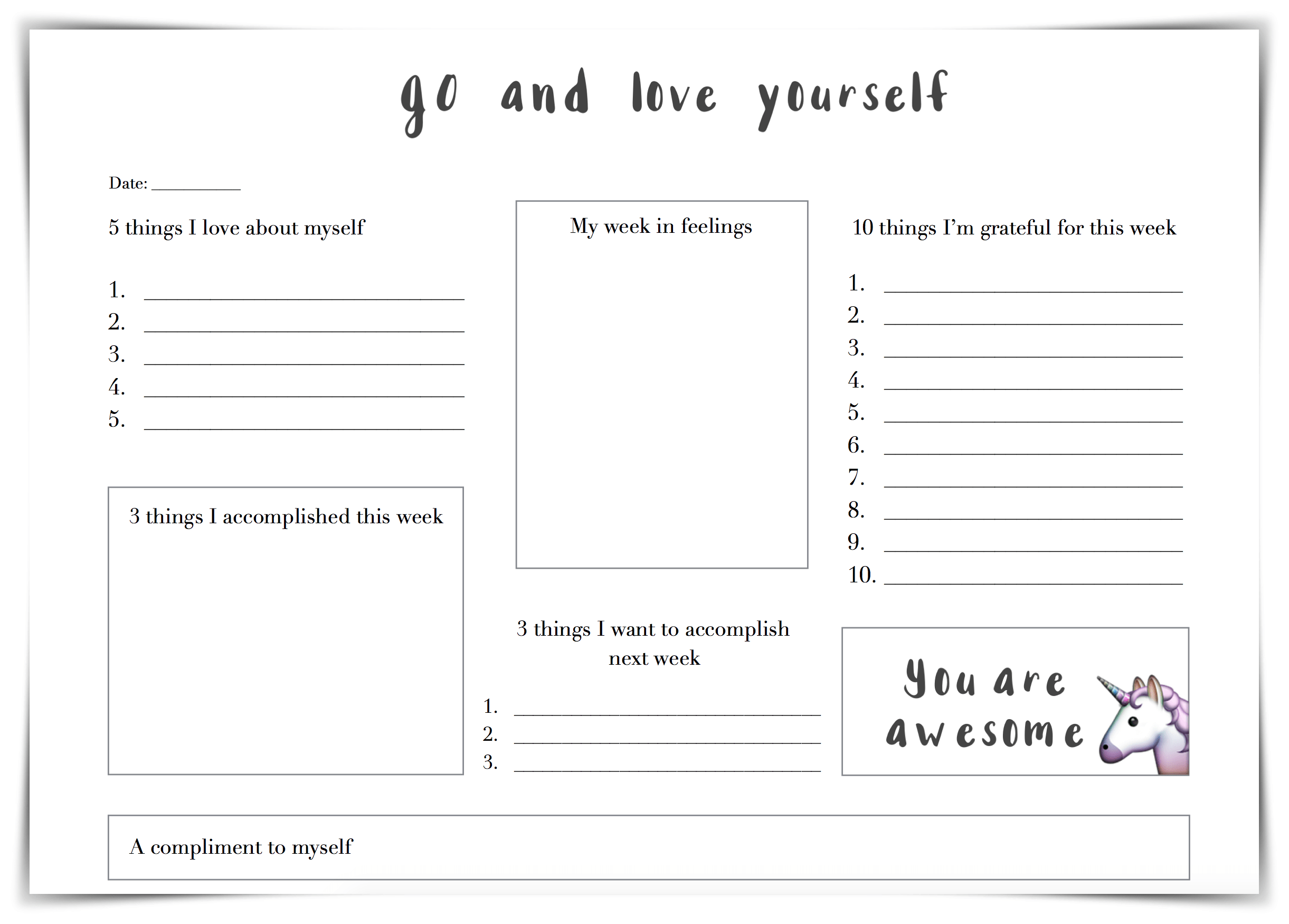 11 Self Esteem Worksheets to Print - Kitty Baby Love Pertaining To Self Esteem Worksheet For Teens