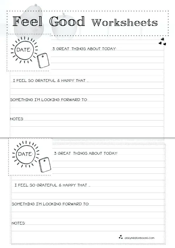 Printable Self Esteem Worksheet 5868