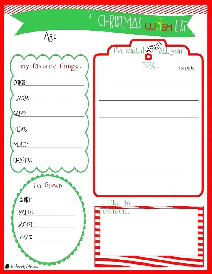 Holiday Gift List Template Excel Templates