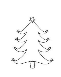 Blank Christmas Tree Printable
