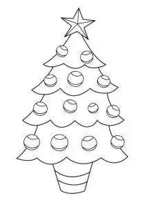 Christmas Tree Template For Felt Decorations