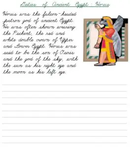 Cursive Handwriting Practice Paragraph Worksheets