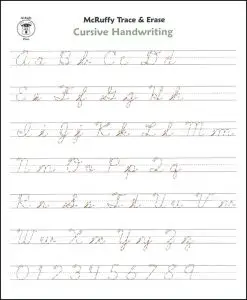Cursive Writing Worksheets for Kids