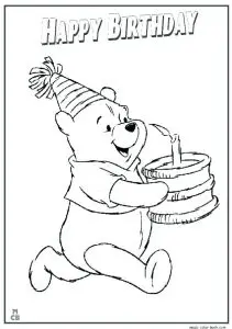 Birthday Coloring Cards Free Printable