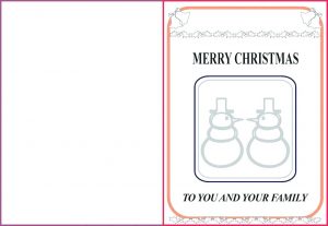 Christmas Cards to Color for Adults